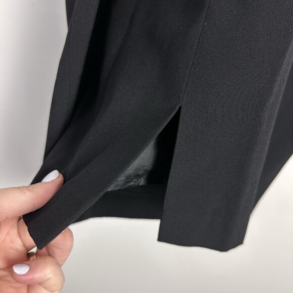 Vtg 90s Cache Slip Dress Fairy Grunge Sz 4 Beaded Fringe V Neck Cocktail Cruise - Picture 8 of 13